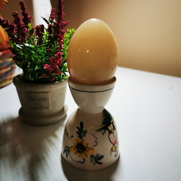Vintage Japan Double Ended Ceramic Egg Cup - Picture 13 of 14
